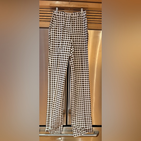 ❤️ NWT BOTTEGA VENETA RUNWAY COLLECTION POLKA DOT PANTS SIZE IT 38 Made in Italy - Picture 4 of 13